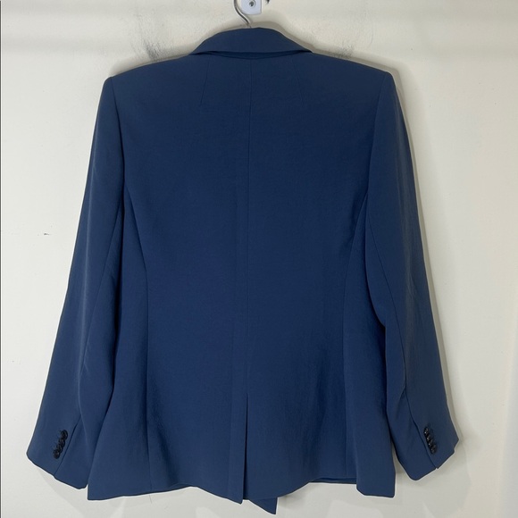 MADEWELL The Rosedale Blazer in Crepe Slate Blue Size 8 - Picture 6 of 16